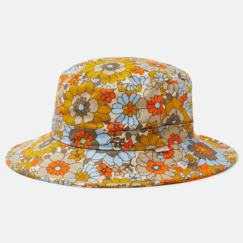 Brixton Petra Packable Bucket Hat in Mod Floral